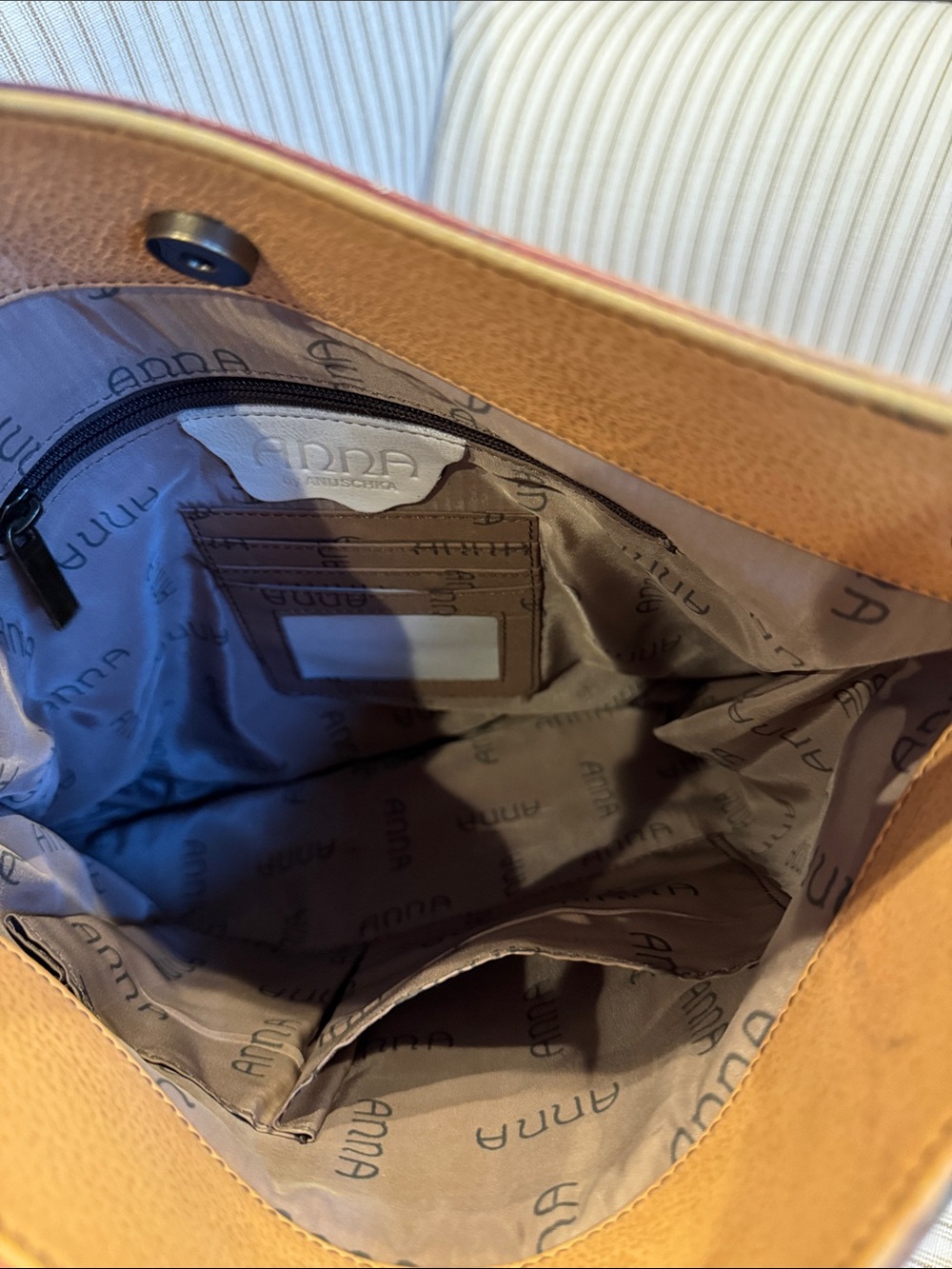 Anna by anuschka bird floral plant crossbody bag purse - Picture 8 of 9